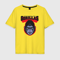 Мужская футболка оверсайз Gorillas MMA