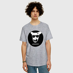 Футболка оверсайз мужская Свободу Павлу Дурову, цвет: меланж — фото 2