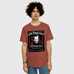 Футболка оверсайз мужская Jack Torrance, цвет: кирпичный — фото 2