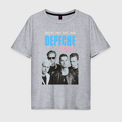 Футболка оверсайз мужская Depeche Mode Vintage, цвет: меланж