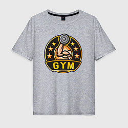 Футболка оверсайз мужская Gym stars, цвет: меланж