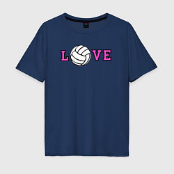 Мужская футболка оверсайз Love volley