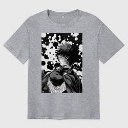 Футболка оверсайз мужская Магическая битва Маки Дзэнин манга, цвет: меланж