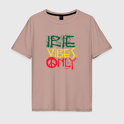 Мужская футболка оверсайз Irie vibes only