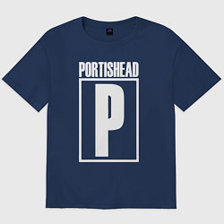 Футболка оверсайз мужская Portishead, цвет: тёмно-синий