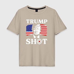 Мужская футболка оверсайз Trump shot