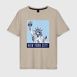 Мужская футболка оверсайз New York style