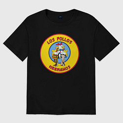 Футболка оверсайз мужская Los Pollos hermanos Breaking bad, цвет: черный
