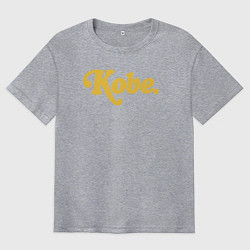 Футболка оверсайз мужская Kobe, цвет: меланж