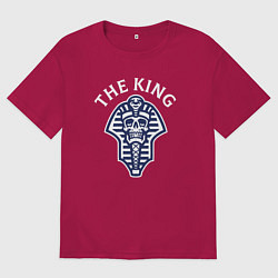 Футболка оверсайз мужская Dead king, цвет: маджента