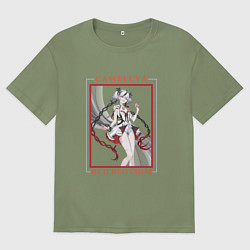 Футболка оверсайз мужская Camellya End of Lost Trail, цвет: авокадо