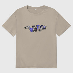 Футболка оверсайз мужская Артефакт, цвет: миндальный