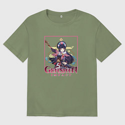 Футболка оверсайз мужская Юнь Цзинь, цвет: авокадо