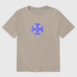 Футболка оверсайз мужская Warhammer - Markus Kruber, цвет: миндальный