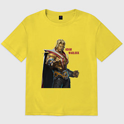 Футболка оверсайз мужская Adam Warlock, цвет: желтый