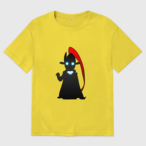 Мужская футболка оверсайз Игрит - поднятие уровня в одиночку / Желтый – фото 1