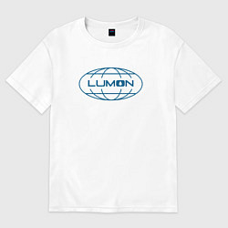 Футболка оверсайз мужская Корпорация Lumon, цвет: белый