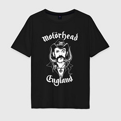 Футболка оверсайз мужская Motorhead - Лемми, цвет: черный