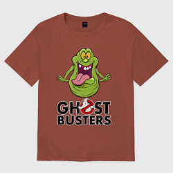 Футболка оверсайз мужская Ghostbusters - slimmer, цвет: кирпичный