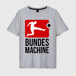 Мужская футболка оверсайз Bundes machine football