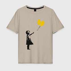 Футболка оверсайз мужская Wu-Tang Banksy, цвет: миндальный