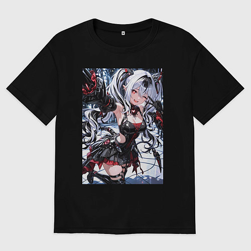 Мужская футболка оверсайз Jetavie Punishing Gray Raven / Черный – фото 1