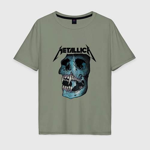 Мужская футболка оверсайз Metallica St Anger / Авокадо – фото 1