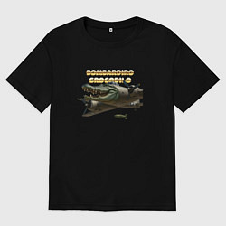 Мужская футболка оверсайз Bombardino Crocodillo