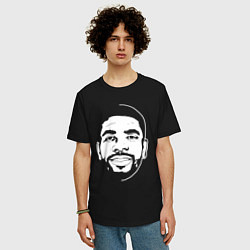 Футболка оверсайз мужская Kyrie Irving, цвет: черный — фото 2