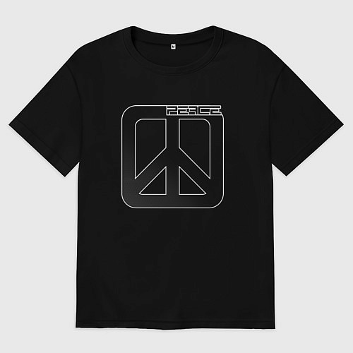 Мужская футболка оверсайз Pacific / Черный – фото 1