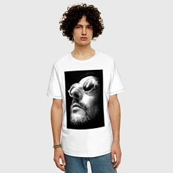 Футболка оверсайз мужская Леон персонаж, цвет: белый — фото 2