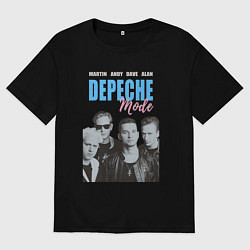 Футболка оверсайз мужская Depeche Mode Violator portrait, цвет: черный