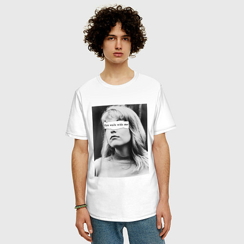 Мужская футболка оверсайз FWWM / Белый – фото 3