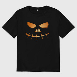 Футболка оверсайз мужская Evil smile, цвет: черный