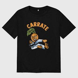 Футболка оверсайз мужская Carrate, цвет: черный