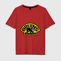 Мужская футболка оверсайз HC Boston Bruins Label