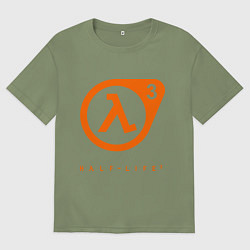 Футболка оверсайз мужская Half-Life 3, цвет: авокадо