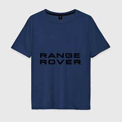 Футболка оверсайз мужская Range Rover, цвет: тёмно-синий