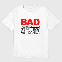 Футболка оверсайз мужская Bad boy Danila, цвет: белый