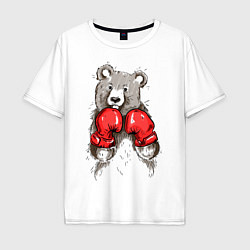 Мужская футболка оверсайз Bear Boxing