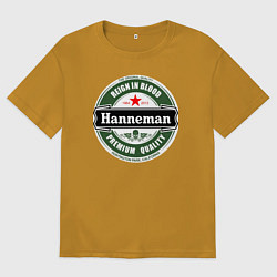 Футболка оверсайз мужская Hanneman, цвет: горчичный