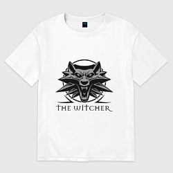 Футболка оверсайз мужская The Witcher 3, цвет: белый