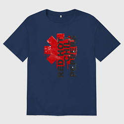 Футболка оверсайз мужская Red Hot Chili Peppers, цвет: тёмно-синий