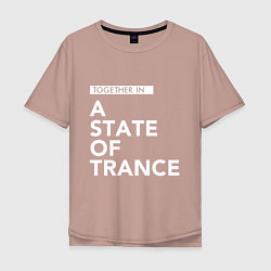 Мужская футболка оверсайз Together in A State of Trance