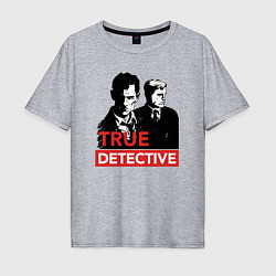 Футболка оверсайз мужская True Detective, цвет: меланж