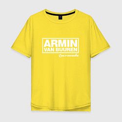 Футболка оверсайз мужская Armin van Buuren, цвет: желтый