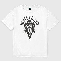 Футболка оверсайз мужская Motorhead Rocker, цвет: белый