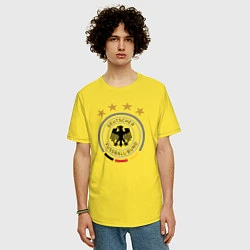 Футболка оверсайз мужская Deutscher Fussball-Bund, цвет: желтый — фото 2