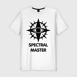 Футболка slim-fit Dark Elf Mage - Spectral Master, цвет: белый