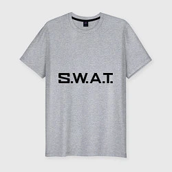 Футболка slim-fit S.W.A.T, цвет: меланж